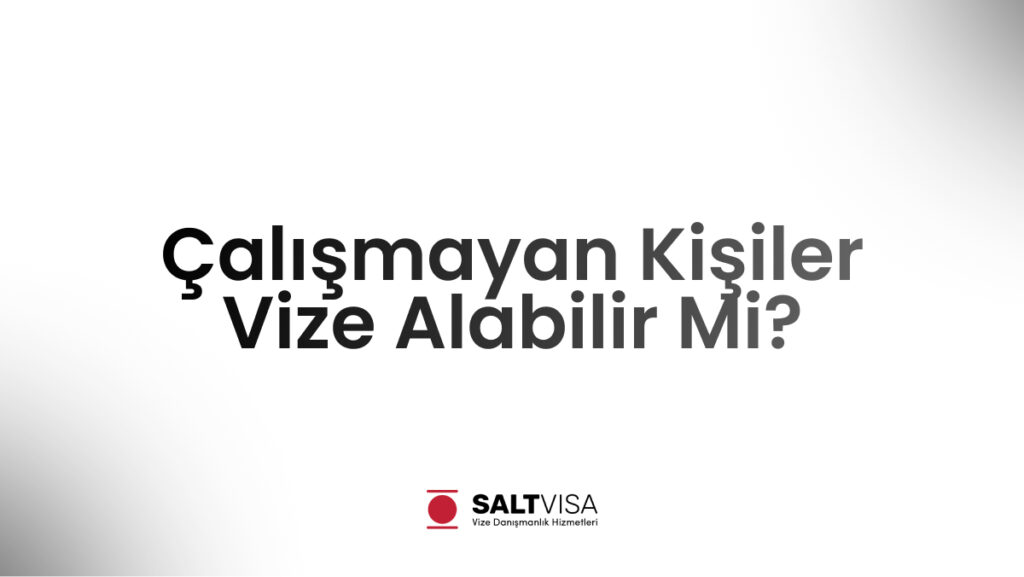 çalışmayan kişiler vize alabilir mi