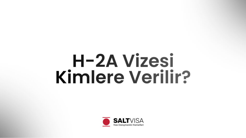 H-2A Vizesi Kimlere Verilir